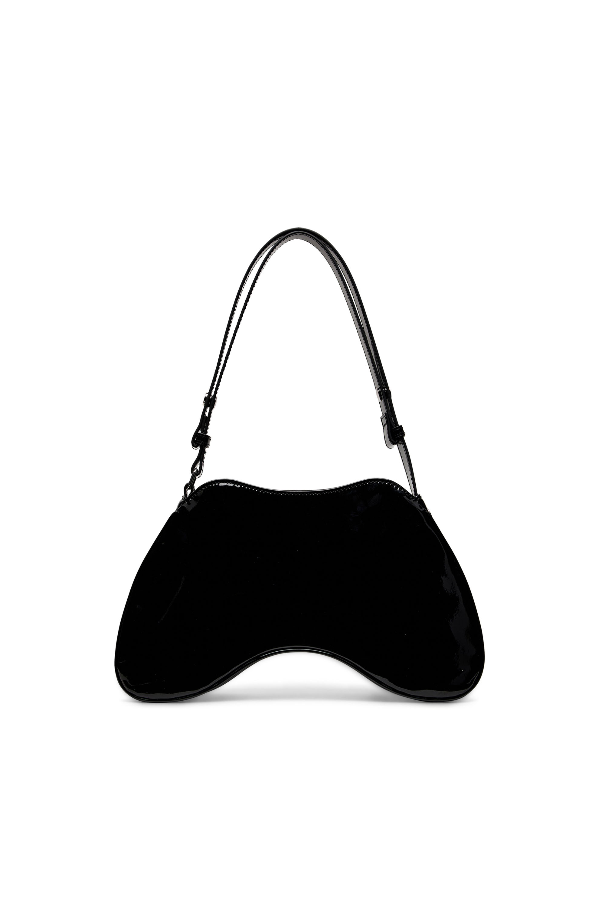 Diesel - PLAY SHOULDER, Damen Play-Glänzende Schultertasche in Schwarz - 3