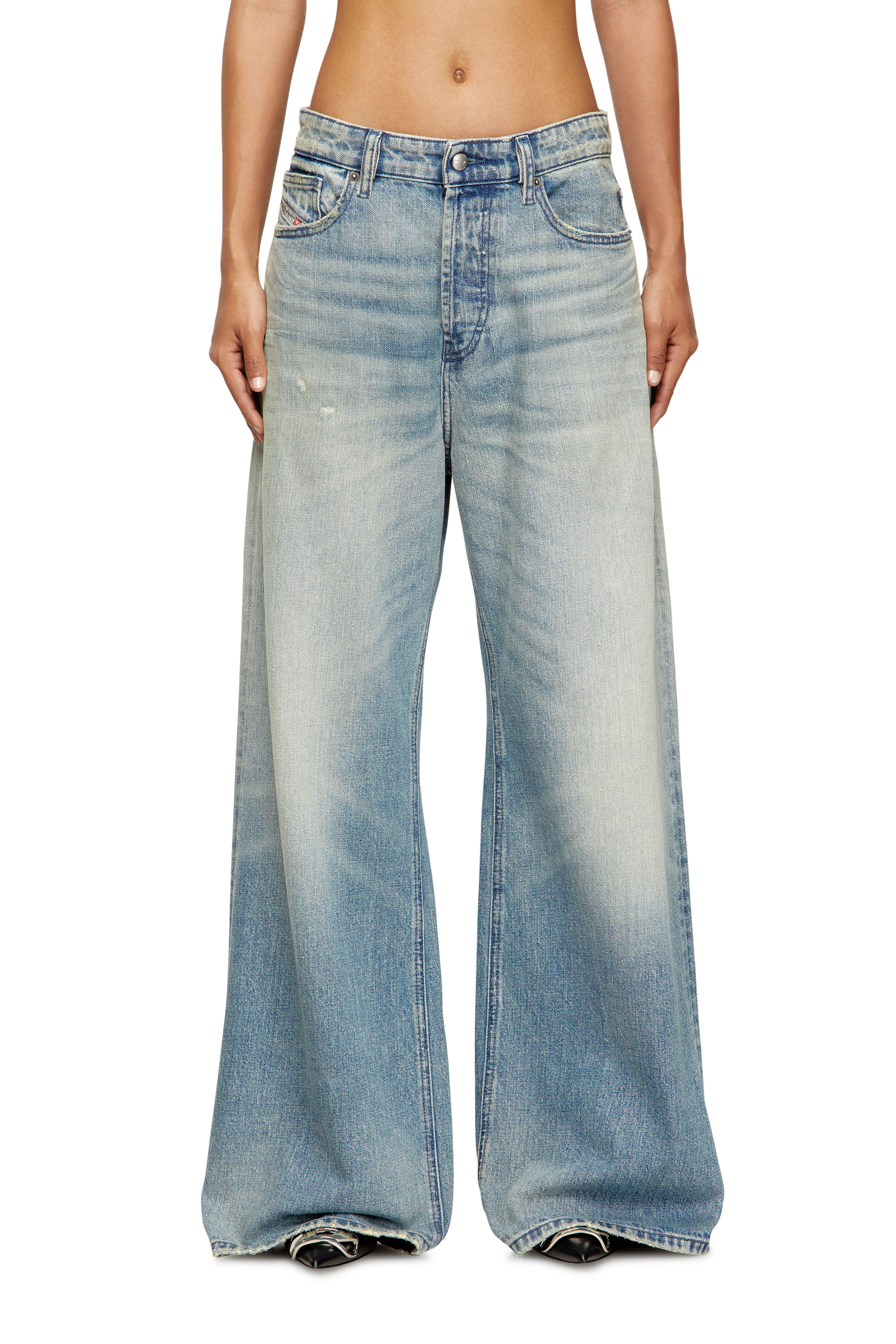 Diesel - Damen Relaxed Jeans 1996 D-Sire 0DBEC, Hellblau - 2