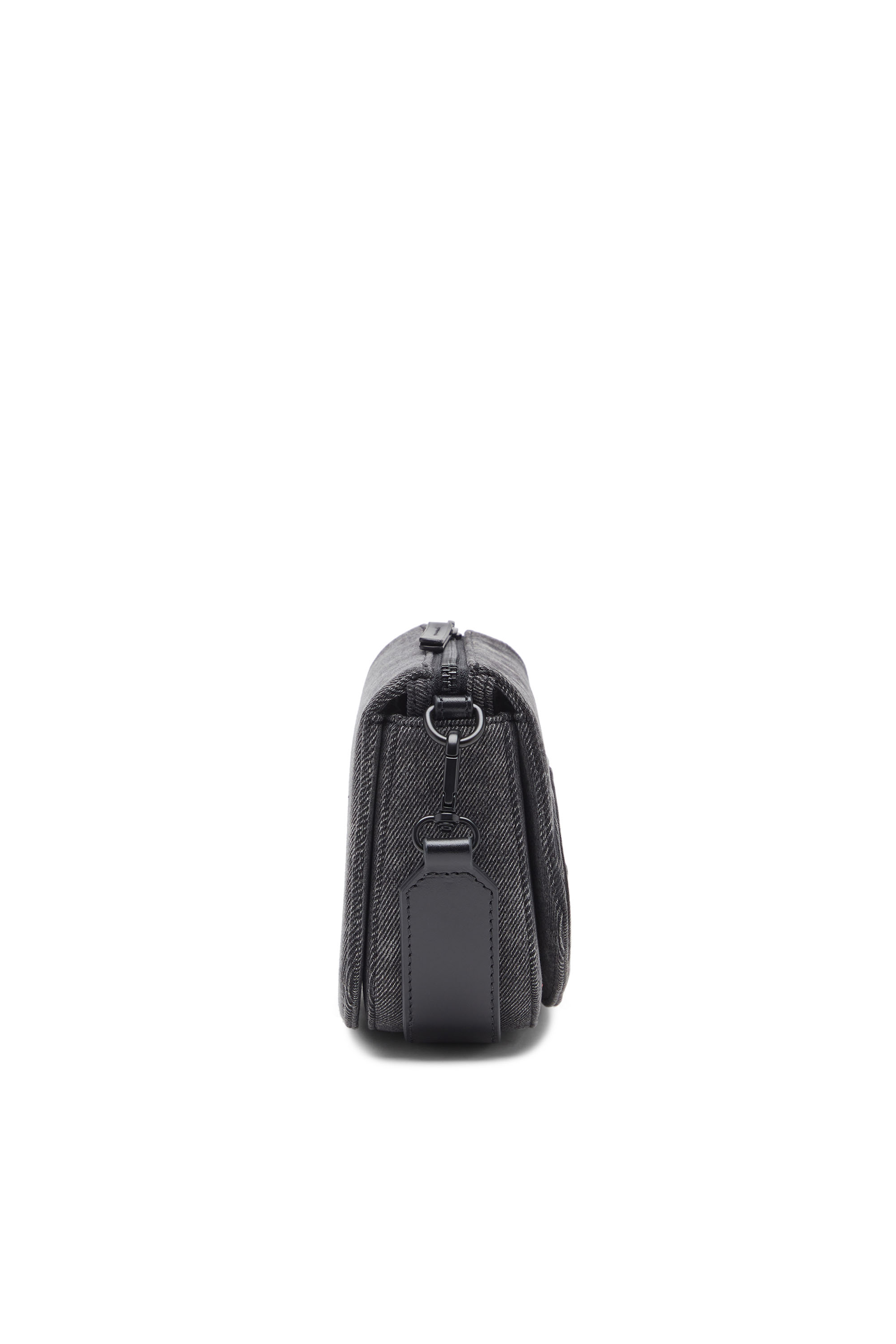 Diesel - 1DR CAMERA BAG, Unisex 1DR-Camera Bag aus Stonewashed-Denim in Schwarz - 4